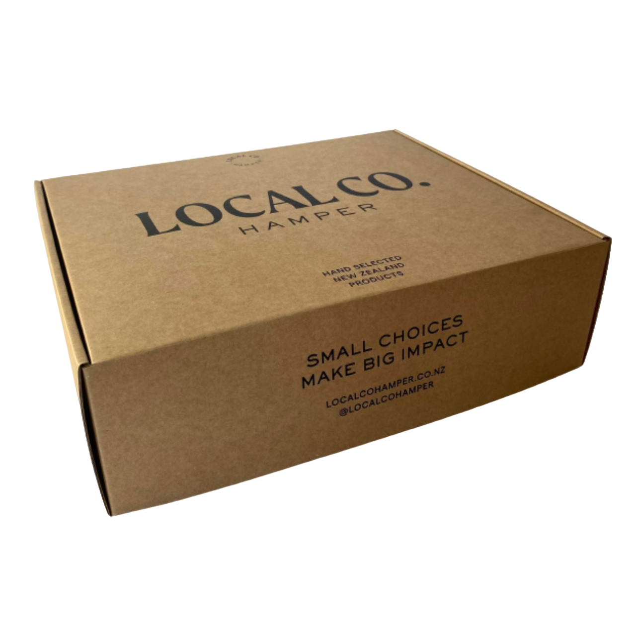 Local Co. Hamper Box, Stuffing, Tissue Paper & Sticker