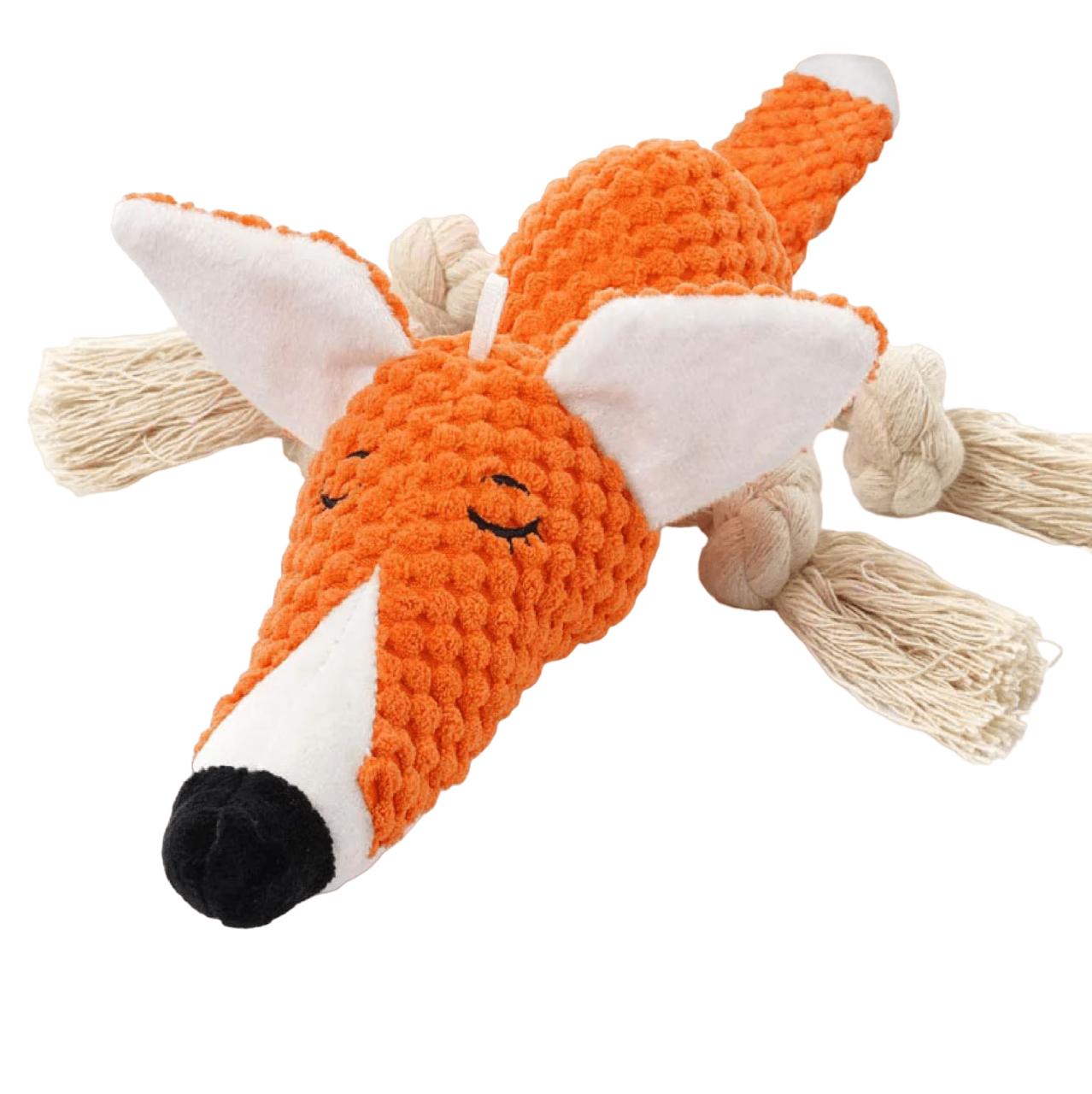 For Dogs - Fox Plush Rope Dog Toy